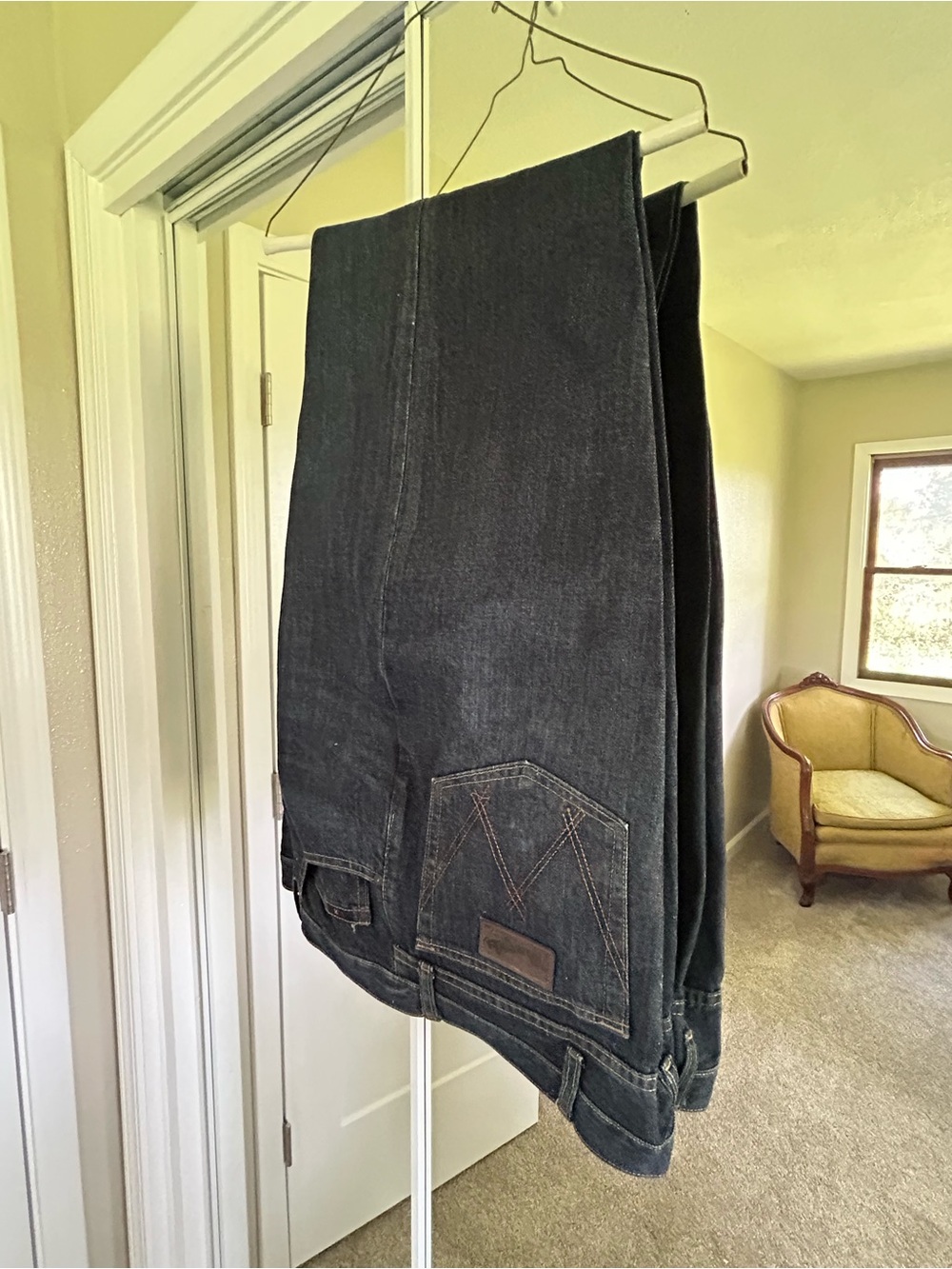 Wrangler 20X Men's Dark Wash Denim Jeans - 38x36